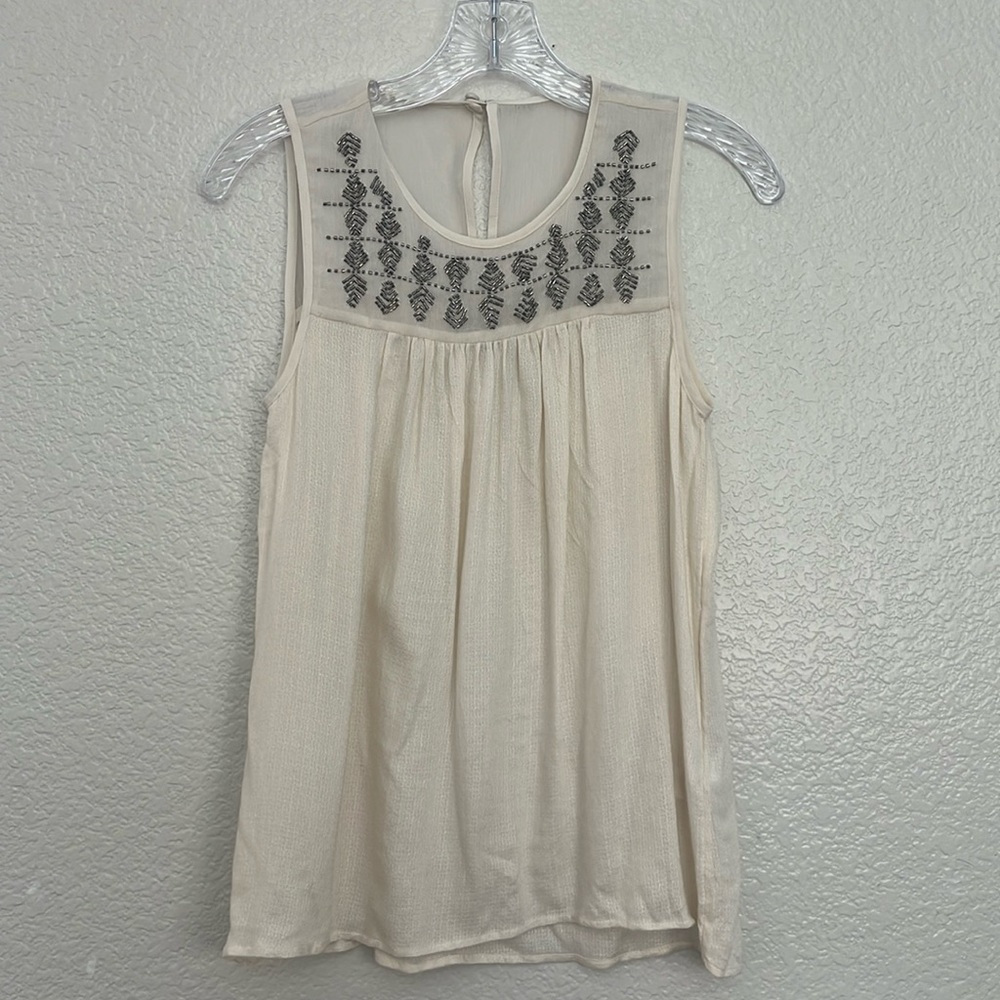 Lucky Brand Cream Blouse